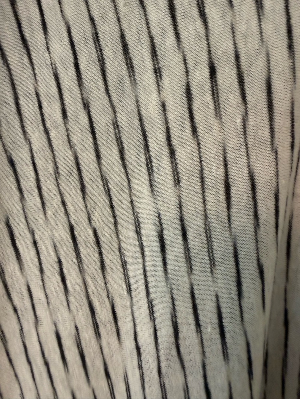 Eileen Fisher Organic Linen Painterly Stripe Tunic Dress M Lagenlook - Picture 4 of 10